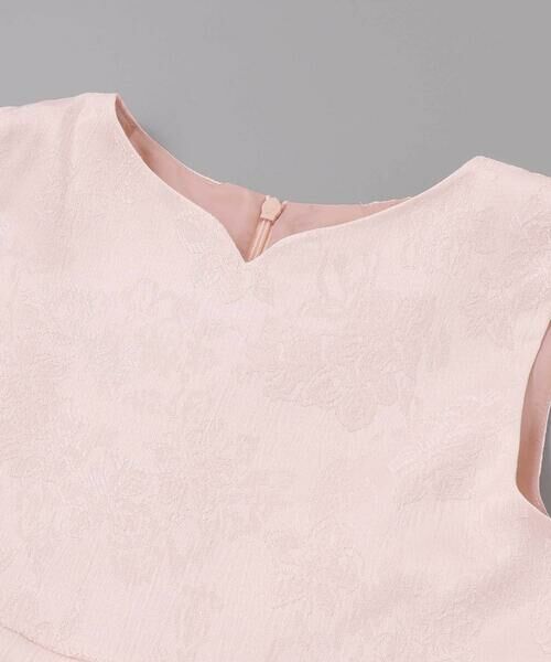 Tartine et Chocolat / タルティーヌ エ ショコラ ドレス | 【日本製】ジャガードフラワータック入りジャンパースカート(110~130cm) | 詳細7