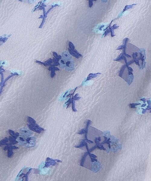 Tartine et Chocolat / タルティーヌ エ ショコラ ドレス | ジャガードフラワーリボン付きジャンパースカート(110~130cm) | 詳細11