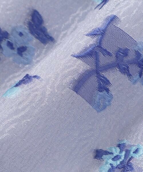 Tartine et Chocolat / タルティーヌ エ ショコラ ドレス | ジャガードフラワーリボン付きジャンパースカート(110~130cm) | 詳細13