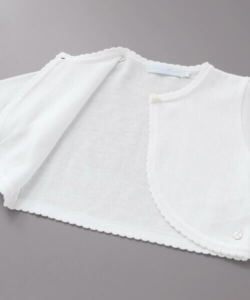 Tartine et Chocolat / タルティーヌ エ ショコラ カーディガン・ボレロ | 【日本製】ロゴチャーム付きニット長袖カーディガン(110~130cm) | 詳細8