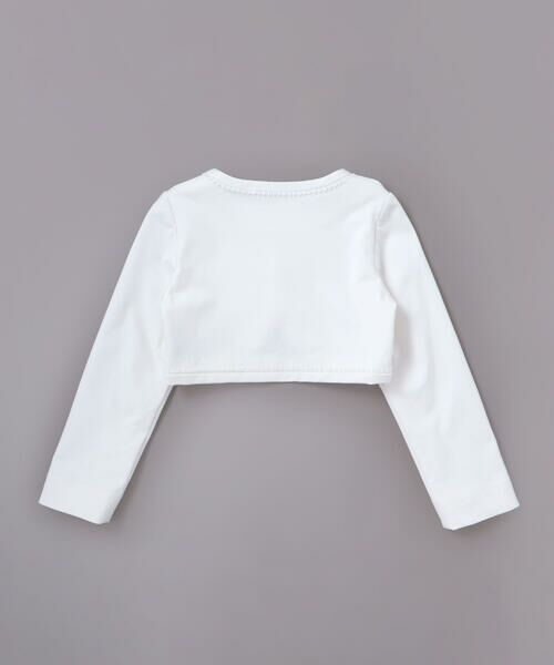 Tartine et Chocolat / タルティーヌ エ ショコラ ノーカラージャケット | ストレッチポンチレース付きジャケット(110~130cm) | 詳細7