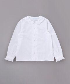 Tartine et Chocolat / タルティーヌ エ ショコラ シャツ・ブラウス | 袖口フリルサテン長袖ブラウス(110~130cm)