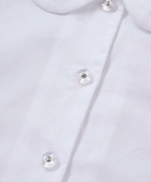 Tartine et Chocolat / タルティーヌ エ ショコラ シャツ・ブラウス | 袖口フリルサテン長袖ブラウス(110~130cm) | 詳細11