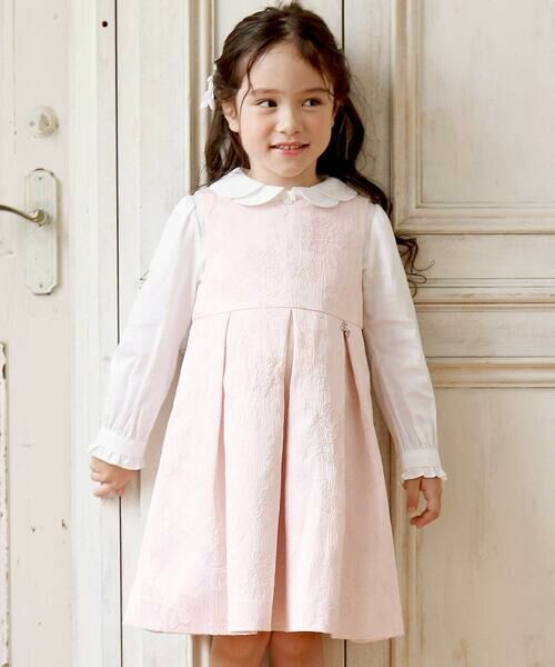 Tartine et Chocolat / タルティーヌ エ ショコラ シャツ・ブラウス | 袖口フリルサテン長袖ブラウス(110~130cm) | 詳細6