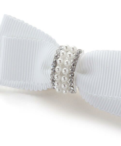 Tartine et Chocolat / タルティーヌ エ ショコラ カチューシャ・カチューム・その他 | ラインストーングログランリボンヘアクリップ | 詳細3