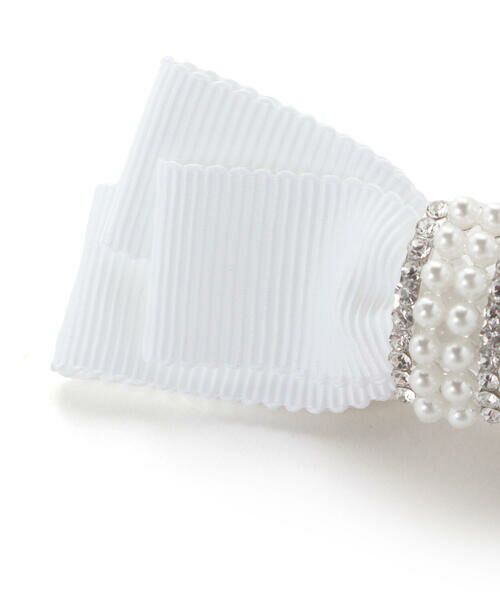 Tartine et Chocolat / タルティーヌ エ ショコラ カチューシャ・カチューム・その他 | ラインストーングログランリボンヘアクリップ | 詳細4