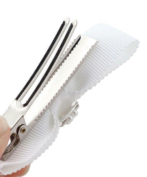 Tartine et Chocolat / タルティーヌ エ ショコラ カチューシャ・カチューム・その他 | ラインストーングログランリボンヘアクリップ | 詳細5