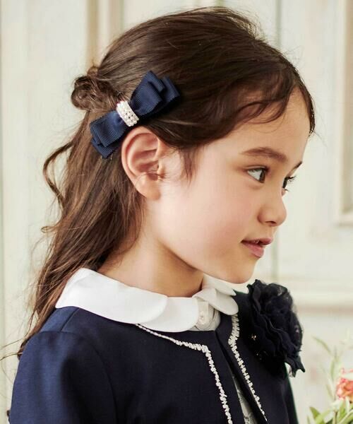 Tartine et Chocolat / タルティーヌ エ ショコラ カチューシャ・カチューム・その他 | ラインストーングログランリボンヘアクリップ | 詳細6