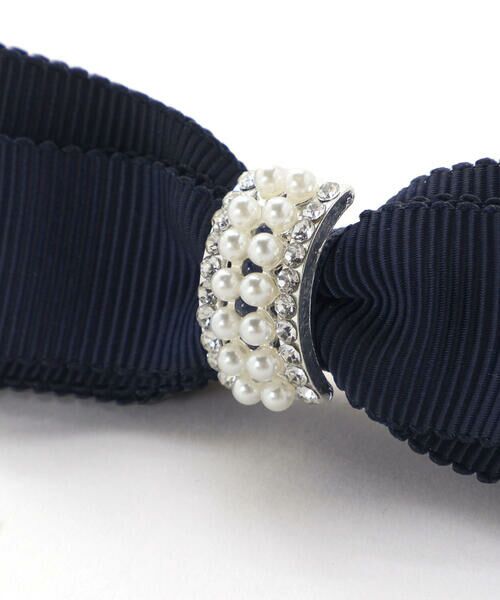 Tartine et Chocolat / タルティーヌ エ ショコラ カチューシャ・カチューム・その他 | ラインストーングログランリボンヘアクリップ | 詳細8