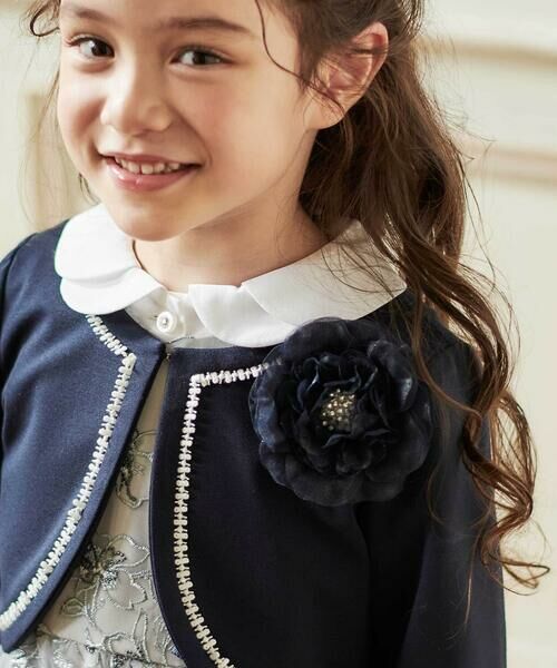 Tartine et Chocolat / タルティーヌ エ ショコラ ブローチ・コサージュ | 【日本製】オーガンジービジューフラワーコサージュ | 詳細3