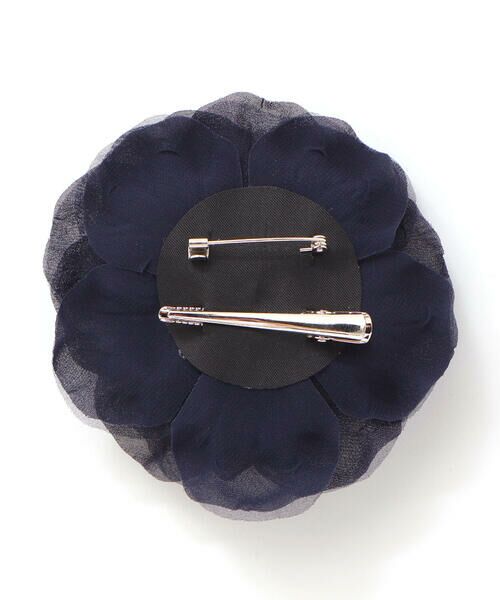 Tartine et Chocolat / タルティーヌ エ ショコラ ブローチ・コサージュ | 【日本製】オーガンジービジューフラワーコサージュ | 詳細5