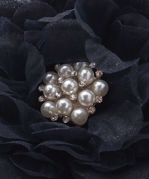 Tartine et Chocolat / タルティーヌ エ ショコラ ブローチ・コサージュ | 【日本製】オーガンジービジューフラワーコサージュ | 詳細6