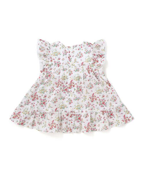 Tartine et Chocolat / タルティーヌ エ ショコラ ベビー・キッズウエア | 【日本製】【お揃い】リバティ(BluebellFields)タナローンプリントワンピース＋ブルマセットベビー(70~90cm) | 詳細1