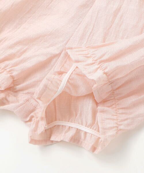 Tartine et Chocolat / タルティーヌ エ ショコラ ベビー・キッズウエア | オーガンジー襟付きパフスリーブワンピース＋ブルマセット ベビー(70~90cm) | 詳細12