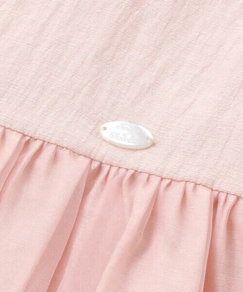 Tartine et Chocolat / タルティーヌ エ ショコラ ベビー・キッズウエア | オーガンジー襟付きパフスリーブワンピース＋ブルマセット ベビー(70~90cm) | 詳細5