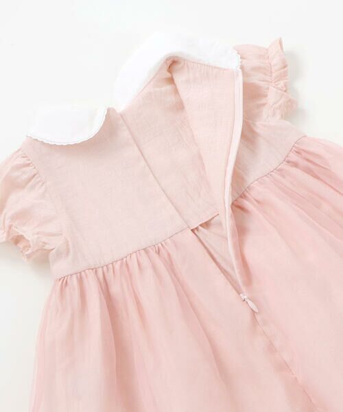 Tartine et Chocolat / タルティーヌ エ ショコラ ベビー・キッズウエア | オーガンジー襟付きパフスリーブワンピース＋ブルマセット ベビー(70~90cm) | 詳細6
