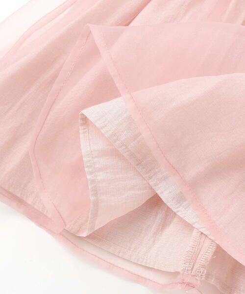 Tartine et Chocolat / タルティーヌ エ ショコラ ベビー・キッズウエア | オーガンジー襟付きパフスリーブワンピース＋ブルマセット ベビー(70~90cm) | 詳細7