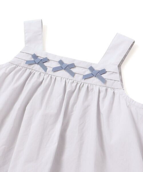 Tartine et Chocolat / タルティーヌ エ ショコラ ベビー・キッズウエア | タイプライターピンタックリボンワンピース＋ブルマセット ベビー(70~90cm) | 詳細5