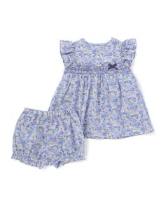 Tartine et Chocolat / タルティーヌ エ ショコラ ベビー・キッズウエア | 【日本製】【お揃い】リバティ(leontyne dream)タナローンプリントワンピース＋ブルマセットベビー(70〜90cm)