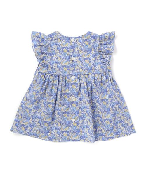 Tartine et Chocolat / タルティーヌ エ ショコラ ベビー・キッズウエア | 【日本製】【お揃い】リバティ(leontyne dream)タナローンプリントワンピース＋ブルマセットベビー(70〜90cm) | 詳細1