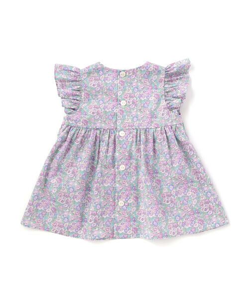 Tartine et Chocolat / タルティーヌ エ ショコラ ベビー・キッズウエア | 【日本製】【お揃い】リバティ(leontyne dream)タナローンプリントワンピース＋ブルマセットベビー(70〜90cm) | 詳細15