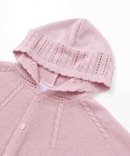 Tartine et Chocolat / タルティーヌ エ ショコラ ベビー・キッズウエア | 【日本製】フード付きセーターマントベビー(50~90cm) | 詳細4