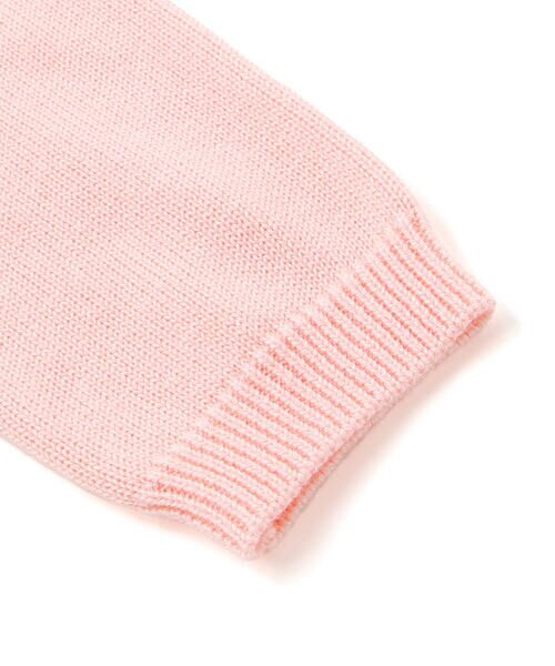 Tartine et Chocolat / タルティーヌ エ ショコラ ベビー・キッズウエア | アクリルコットン刺しゅう編地切り替えカーディガンベビー(70~90cm) | 詳細4