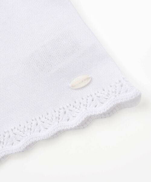 Tartine et Chocolat / タルティーヌ エ ショコラ ベビー・キッズウエア | 【日本製】【お揃い】ドラロン綿飾り編み長袖カーディガン(70-90cm) | 詳細4