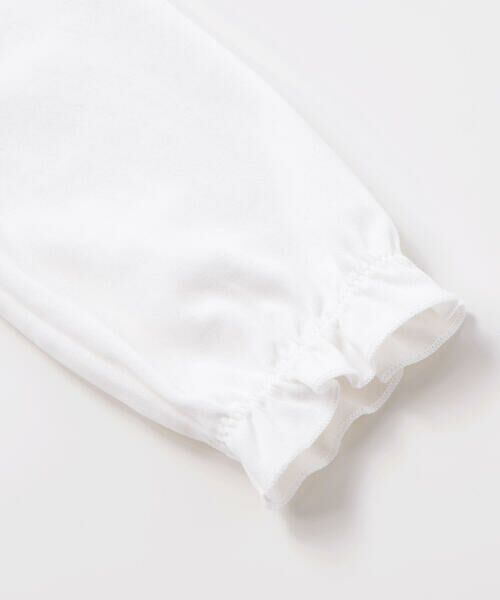 Tartine et Chocolat / タルティーヌ エ ショコラ ベビー・キッズウエア | スーピマコットンバイオシルスムース後ろ開きレース襟ブラウスベビー(70~90cm) | 詳細4