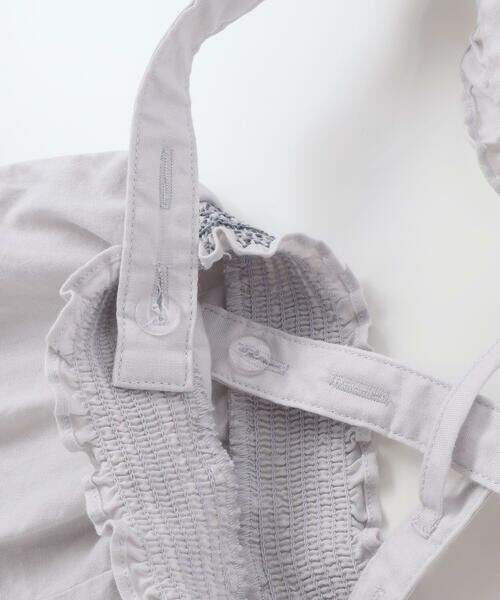 Tartine et Chocolat / タルティーヌ エ ショコラ ベビー・キッズウエア | シーチングスモッキング肩ひも付きブルマベビー(70-90cm) | 詳細9