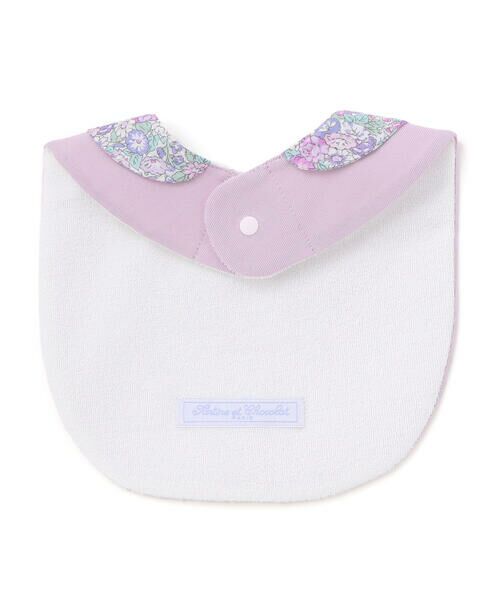 Tartine et Chocolat / タルティーヌ エ ショコラ ベビー・キッズグッズ | 【日本製】【お揃い】リバティ(leontyne dream)プリントタナローンペタル襟付きリボンスタイ | 詳細2