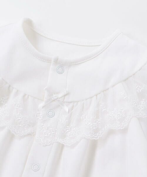 Tartine et Chocolat / タルティーヌ エ ショコラ ロンパース | セレモニーレースシルケットスムース2WAYオールベビー(50~75cm) | 詳細2