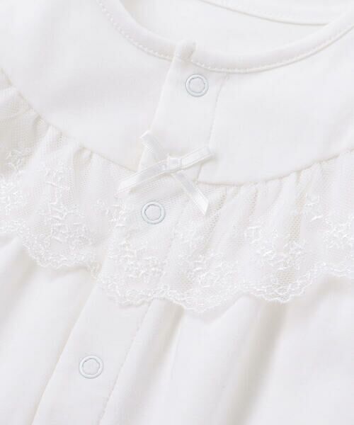 Tartine et Chocolat / タルティーヌ エ ショコラ ロンパース | セレモニーレースシルケットスムース2WAYオールベビー(50~75cm) | 詳細3