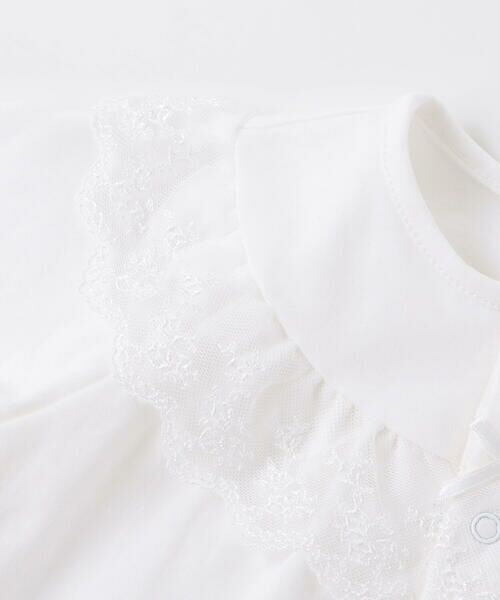 Tartine et Chocolat / タルティーヌ エ ショコラ ロンパース | セレモニーレースシルケットスムース2WAYオールベビー(50~75cm) | 詳細4
