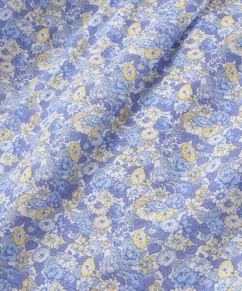 Tartine et Chocolat / タルティーヌ エ ショコラ ミニ丈・ひざ丈ワンピース | 【日本製】【お揃い】リバティ(leontyne dream)プリントタナローン花柄スモッキングワンピース(90~140cm) | 詳細2