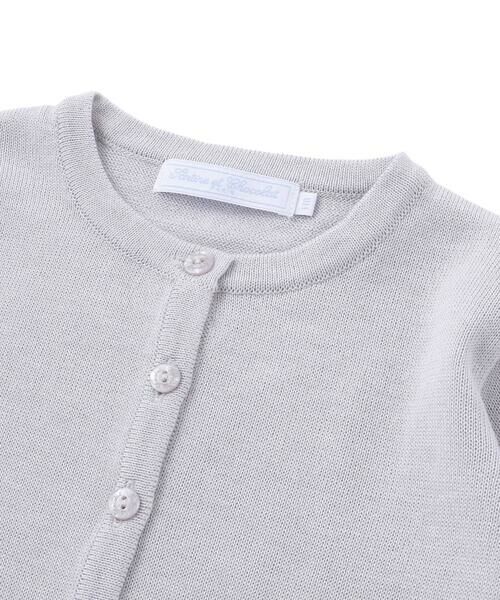 Tartine et Chocolat / タルティーヌ エ ショコラ カーディガン・ボレロ | 【日本製】【お揃い】ドラロン綿飾り編み長袖カーディガン(100~140cm) | 詳細6