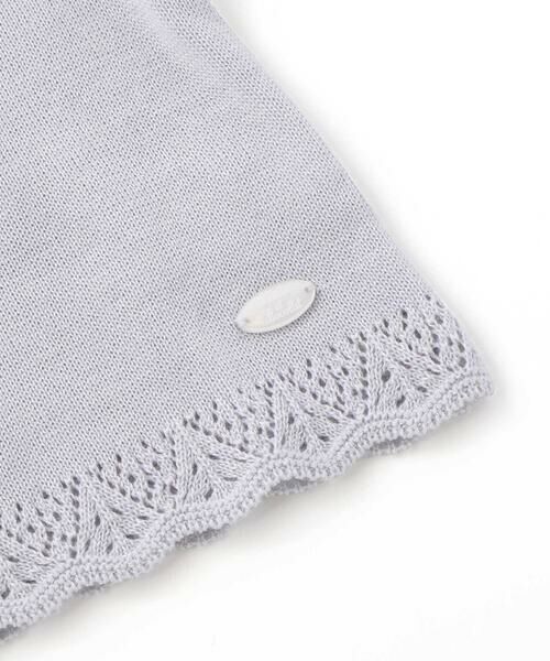 Tartine et Chocolat / タルティーヌ エ ショコラ カーディガン・ボレロ | 【日本製】【お揃い】ドラロン綿飾り編み長袖カーディガン(100~140cm) | 詳細8