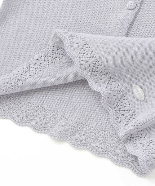 Tartine et Chocolat / タルティーヌ エ ショコラ カーディガン・ボレロ | 【日本製】【お揃い】ドラロン綿飾り編み長袖カーディガン(100~140cm) | 詳細9