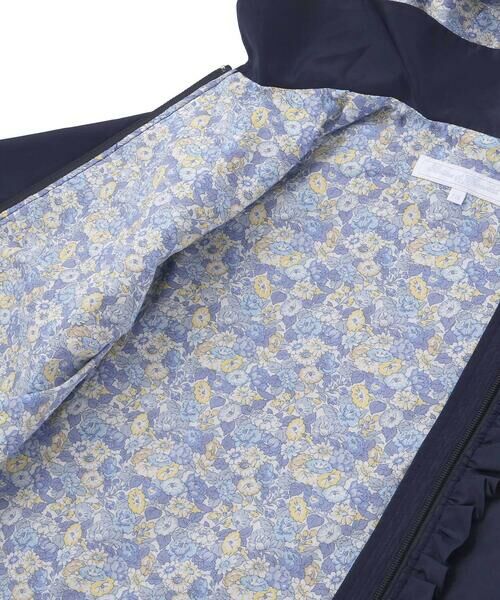 Tartine et Chocolat / タルティーヌ エ ショコラ その他アウター | 【お揃い】フード取り外しxタフタxリバティ(leontyne dream)タナローンジャケット(90~140cm) | 詳細2