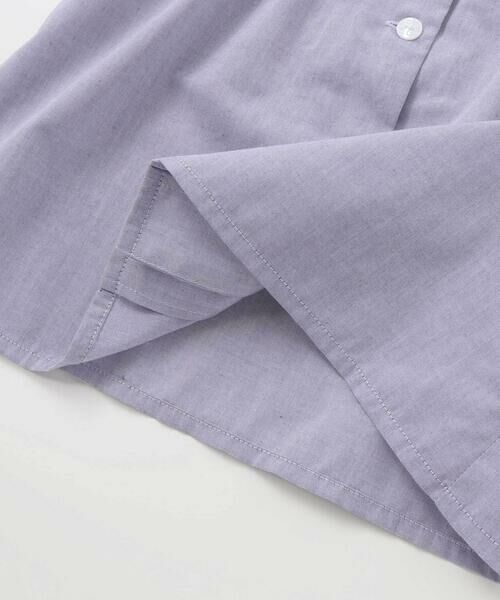 Tartine et Chocolat / タルティーヌ エ ショコラ シャツ・ブラウス | コットンシャンブレー襟付きパフスリーブブラウス(100~140cm) | 詳細7