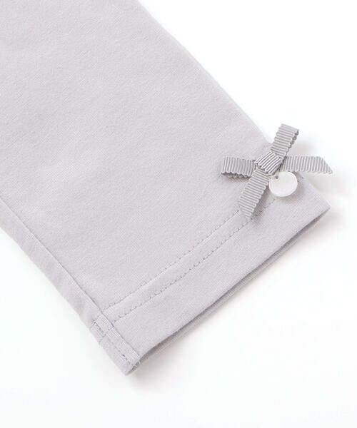 Tartine et Chocolat / タルティーヌ エ ショコラ レギンス・スパッツ | ストレッチ ベア天竺 裾リボン付きレギンス(80~140cm) | 詳細3