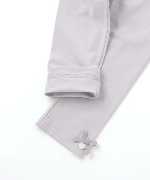 Tartine et Chocolat / タルティーヌ エ ショコラ レギンス・スパッツ | ストレッチ ベア天竺 裾リボン付きレギンス(80~140cm) | 詳細4