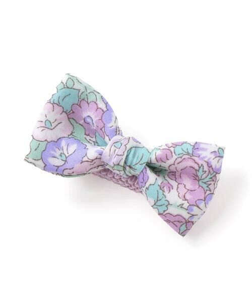 Tartine et Chocolat / タルティーヌ エ ショコラ カチューシャ・カチューム・その他 | 【日本製】【お揃い】リバティ(leontyne dream)プリントタナローンリボン型ヘアクリップ2点セット | 詳細3