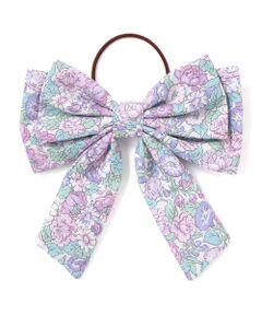 Tartine et Chocolat / タルティーヌ エ ショコラ ヘアゴム・シュシュ | 【日本製】【お揃い】リバティ(leontyne dream)プリントタナローンリボン型ヘアゴム