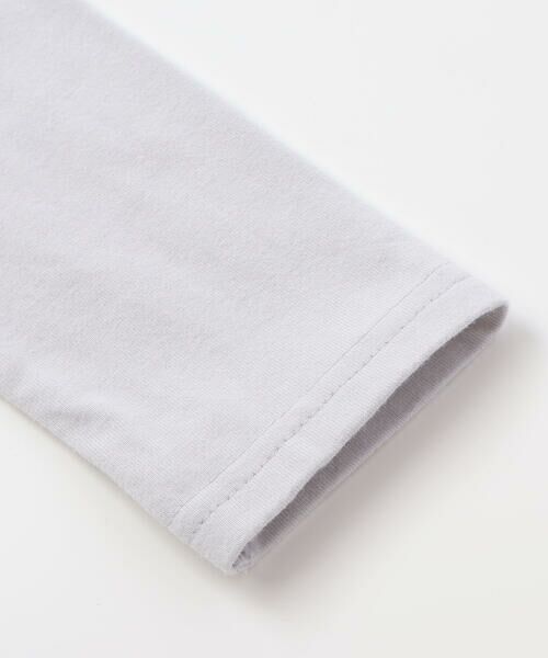 Tartine et Chocolat / タルティーヌ エ ショコラ Tシャツ | リバティ(leontyne dream)プリントタナローン蝶々アップリケロゴ長袖Tシャツ(100~140cm) | 詳細7