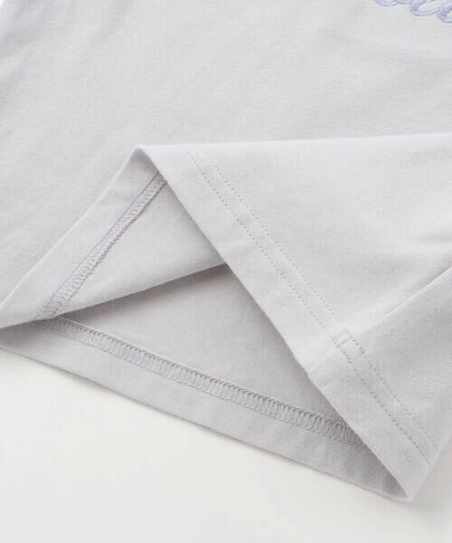 Tartine et Chocolat / タルティーヌ エ ショコラ Tシャツ | リバティ(leontyne dream)プリントタナローン蝶々アップリケロゴ長袖Tシャツ(100~140cm) | 詳細8