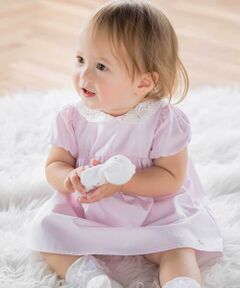 Tartine et Chocolat / タルティーヌ エ ショコラ ベビー・キッズウエア | 【お揃い】襟レースシャンブレーワンピース＋ブルマ 2点セットベビー(70~90cm)