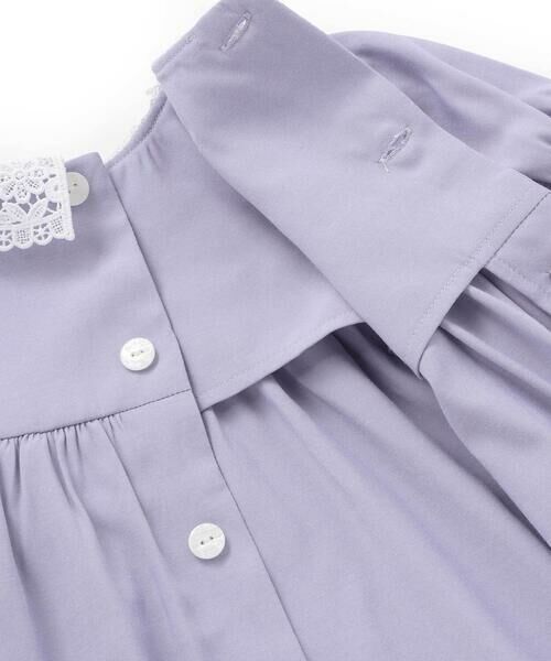Tartine et Chocolat / タルティーヌ エ ショコラ ベビー・キッズウエア | 【お揃い】襟レースシャンブレーワンピース＋ブルマ 2点セットベビー(70~90cm) | 詳細11