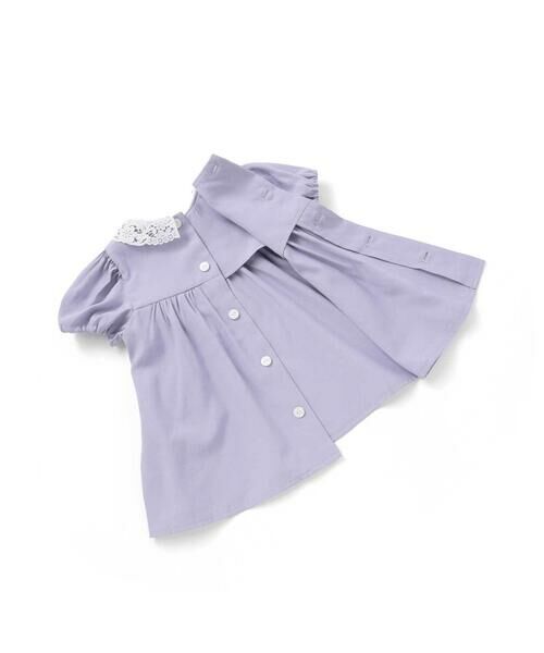 Tartine et Chocolat / タルティーヌ エ ショコラ ベビー・キッズウエア | 【お揃い】襟レースシャンブレーワンピース＋ブルマ 2点セットベビー(70~90cm) | 詳細12