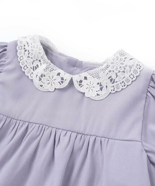 Tartine et Chocolat / タルティーヌ エ ショコラ ベビー・キッズウエア | 【お揃い】襟レースシャンブレーワンピース＋ブルマ 2点セットベビー(70~90cm) | 詳細7